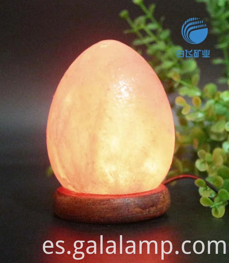 Lámpara de sal del Himalaya al por mayor con luces LED para la decoración del hogar